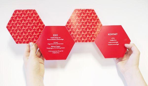 Red Hexagon Logo - hexagon | Invitations | Brochure Design, Design, Leaflet Design
