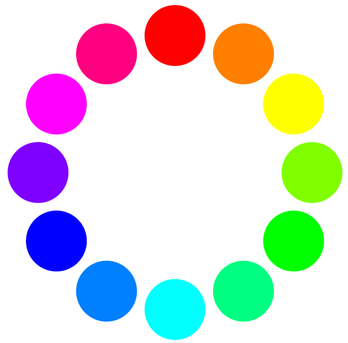 Colour Circle Logo - Color: Creating Two Colour Wheel Like Objects Out
