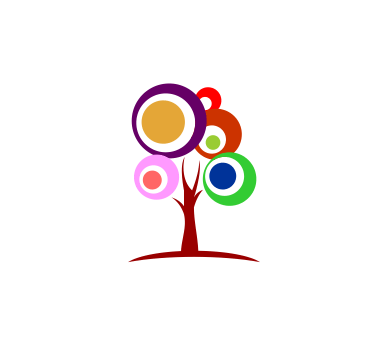 Colour Circle Logo - Vector colour circle tree logo download. All free logos Vector