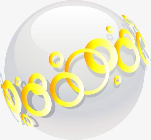 Grey Yellow Sphere Logo - 3d Vector Gray Sphere Yellow, Vector, 3d Spherical, Grey Yellow PNG ...