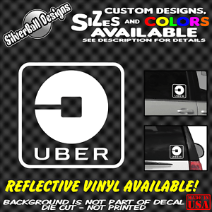 Custom Lyft Uber Logo - UBER New Custom Vinyl Decal car window sticker Sign Logo Rideshare ...