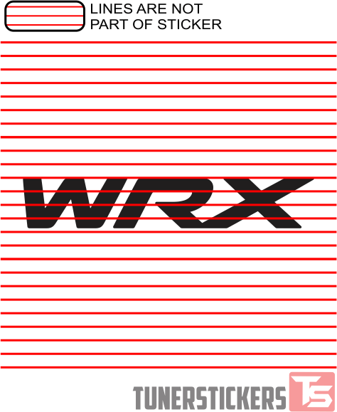 Subaru WRX Logo - WRX Logo - Tuner Stickers