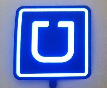 Custom Lyft Uber Logo - Glowing Sheet Very Bright! Uber Lyft El Sheet Electroluminescent