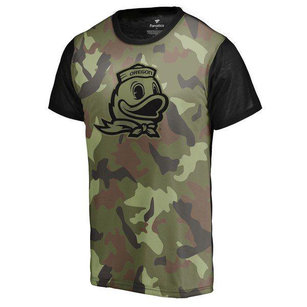 Camo Oregon Ducks Logo - Men's Fanatics Branded Camo Oregon Ducks Blast T-Shirt | Official ...