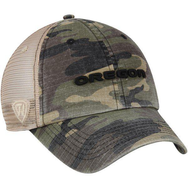 Camo Oregon Ducks Logo - Men's Top of the World Camo Oregon Ducks Declare Trucker Adjustable ...