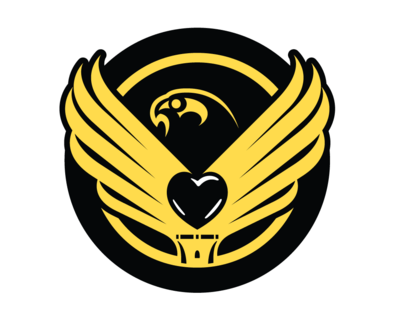 Black and Gold Bird Logo - Black Heart Gold Pants, an Iowa Hawkeyes community