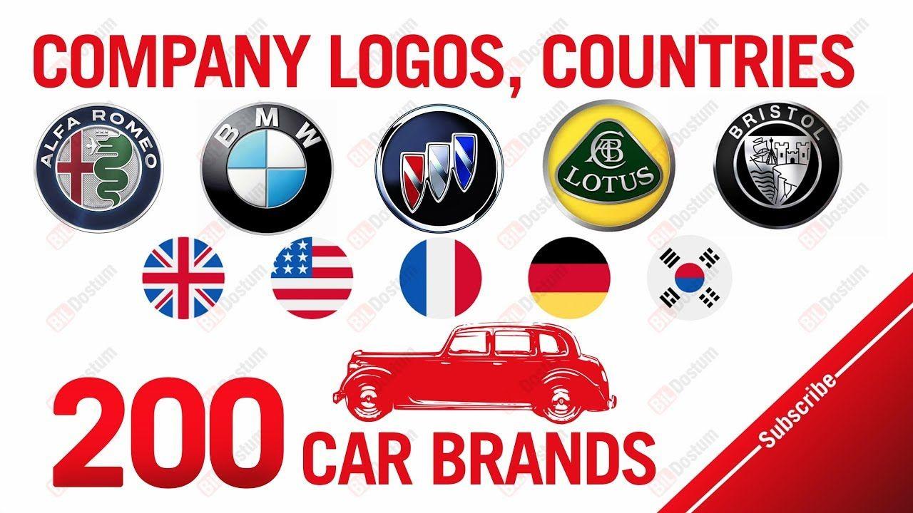 Red Car Company Logo - 200 Car brands (A-Z), Company logos, Countries - YouTube