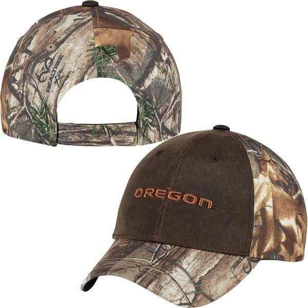 Camo Oregon Ducks Logo - Youth Top of the World Camo Oregon Ducks Habitat Realtree Adjustable ...