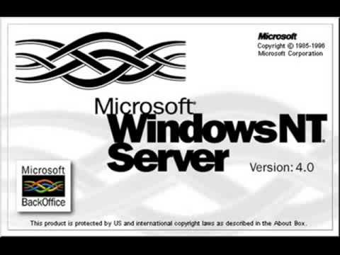 Windows NT Server Logo - Windows NT 4.0 Server Logo 1996 2001