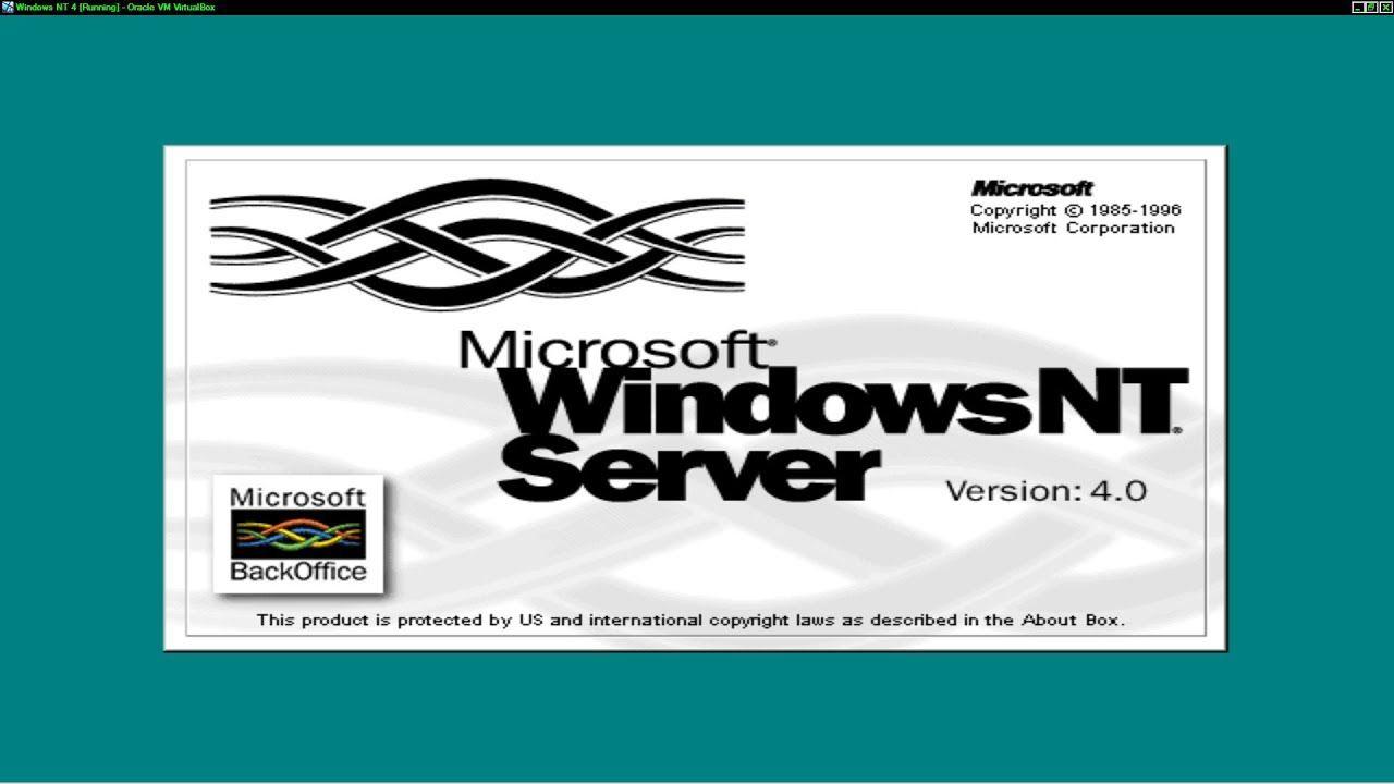 Windows NT Server Logo - Microsoft Windows NT 4.0 Server - YouTube