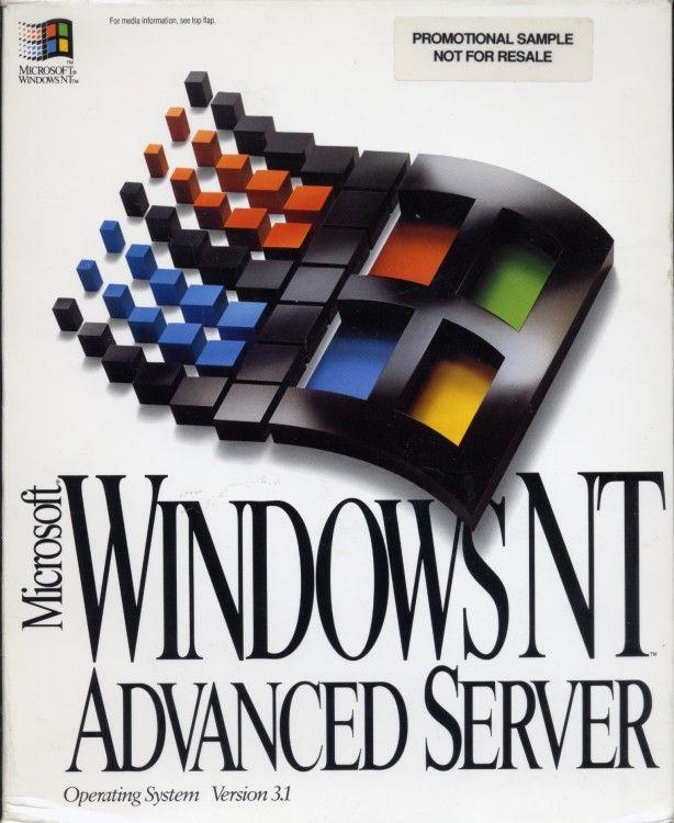 Windows NT Logo - Microsoft Windows NT Advanced Server version 3.1 - Computing History