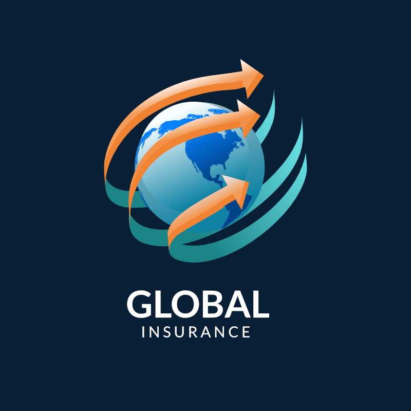 Global Logo - Free Global - Insurance Logo Template Logo Design Maker & Template ...