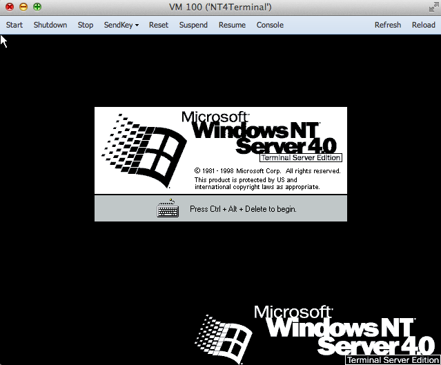 Windows NT Server Logo - Installing Windows NT 4.0 on Proxmox/VE – Virtually Fun