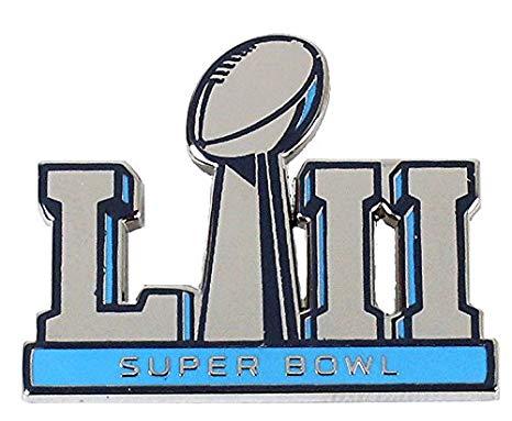 LII Logo - Amazon.com : Super Bowl LII (52) Logo Pin - Silver : Sports & Outdoors