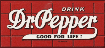 Vintage Dr Pepper Logo - Spotlight on Golden Age Advertising | Dr Pepper Radio Advertising ...
