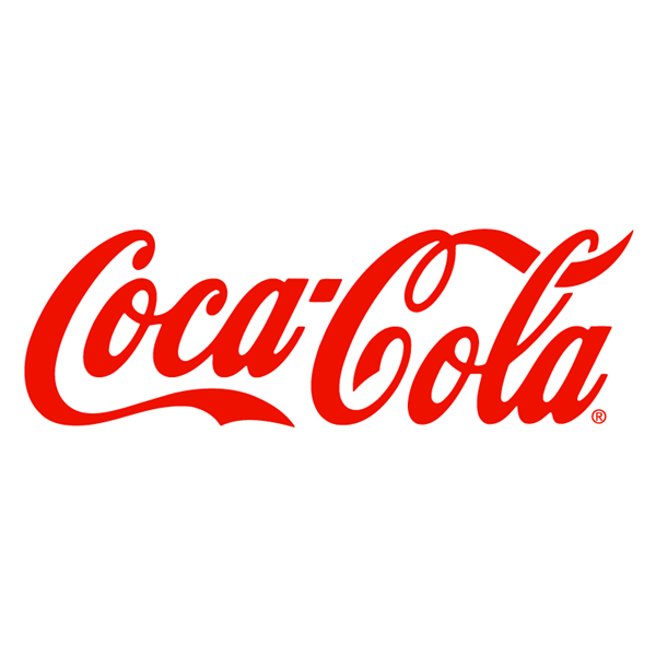 Red Korean Company Logo - Five Coca Cola Brand Sodas (Korean Snack Series). Modern Seoul