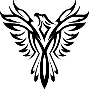 Phoenix Bird Logo - Phoenix Bird Logo Vector (.AI) Free Download