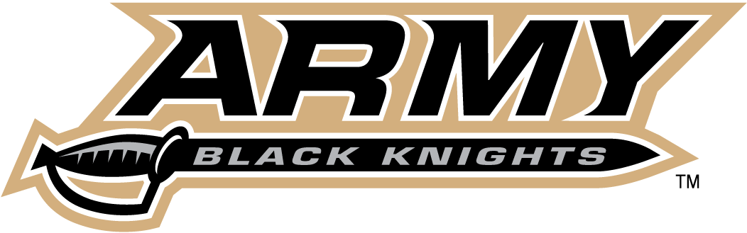 Gold and Black Knights Logo - Army Black Knights Wordmark Logo Division I (a C) (NCAA A C
