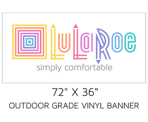 Lularoe Logo - LuLaRoe logo vinyl BANNER - 2 size options - POP UP Boutique Trade ...