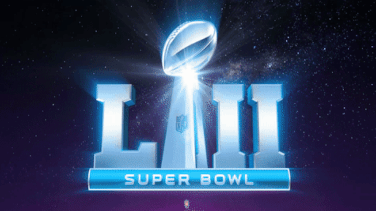 LII Logo - super-bowl-lii-logo-odds-05-03-17 - Sports Fan Entertainment