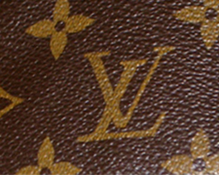 Close Up of Louis Vuitton Logo - ANSWER for Louis Vuitton LV Pouchette Challenge by Shangri-La