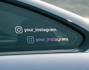 Instagram Car Logo - Instagram decal | Etsy