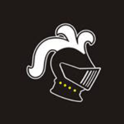 Gold and Black Knights Logo - Black Knight Squash & Badminton