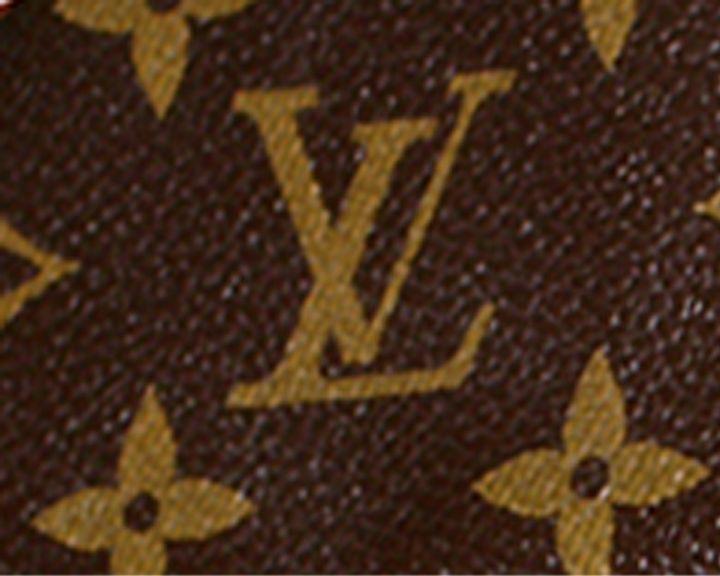 Close Up of Louis Vuitton Logo - ANSWER for Louis Vuitton LV Pouchette Challenge by Shangri-La