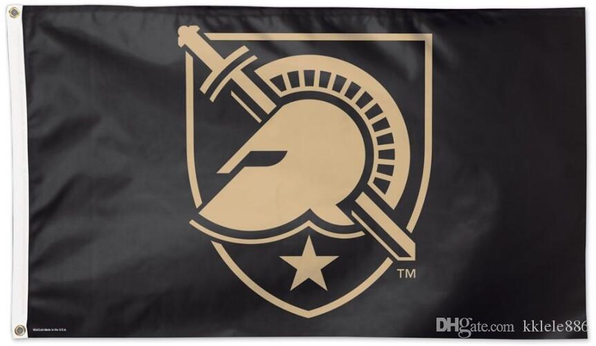 Gold and Black Knights Logo - 2019 Army Black Knights Flag 90 X 150 Cm Polyester NCAA Stars And ...