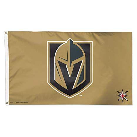Gold and Black Knights Logo - Amazon.com : WinCraft Las Vegas Golden Knights Gold 3x5 NHL Flag ...