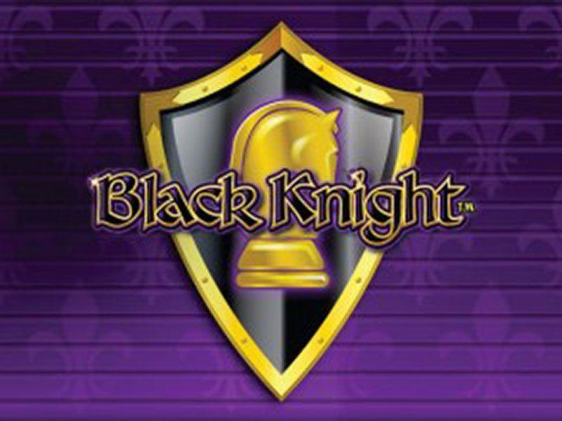 Gold and Black Knights Logo - Black Knight Slot Machine Game Play Online