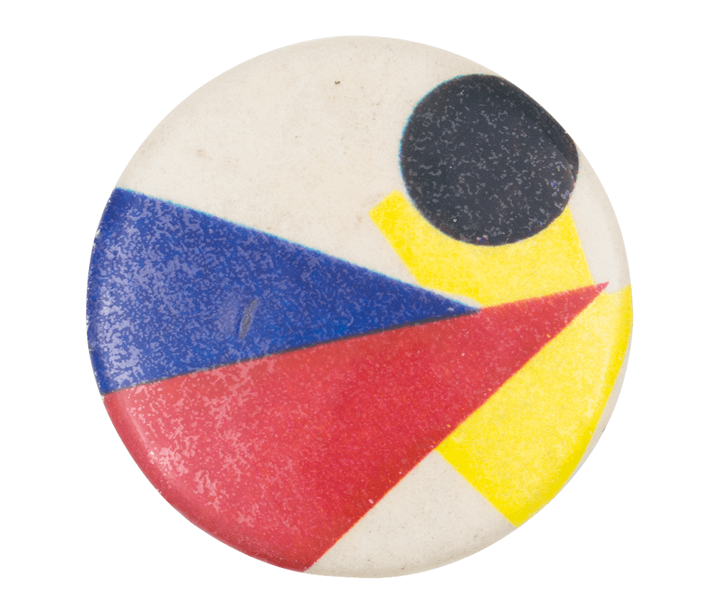 Ball and Blue Triangle Logo - Red and Blue Triangle Abstract. Busy Beaver Button Museum
