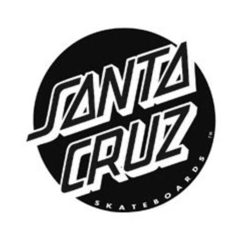 Black and White Santa Cruz Logo - Santa cruz logo. Skateboards and Riders. Santa cruz