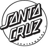 Black and White Santa Cruz Logo - Santa Cruz X Mars Attacks Screaming Hand Black T Shirt