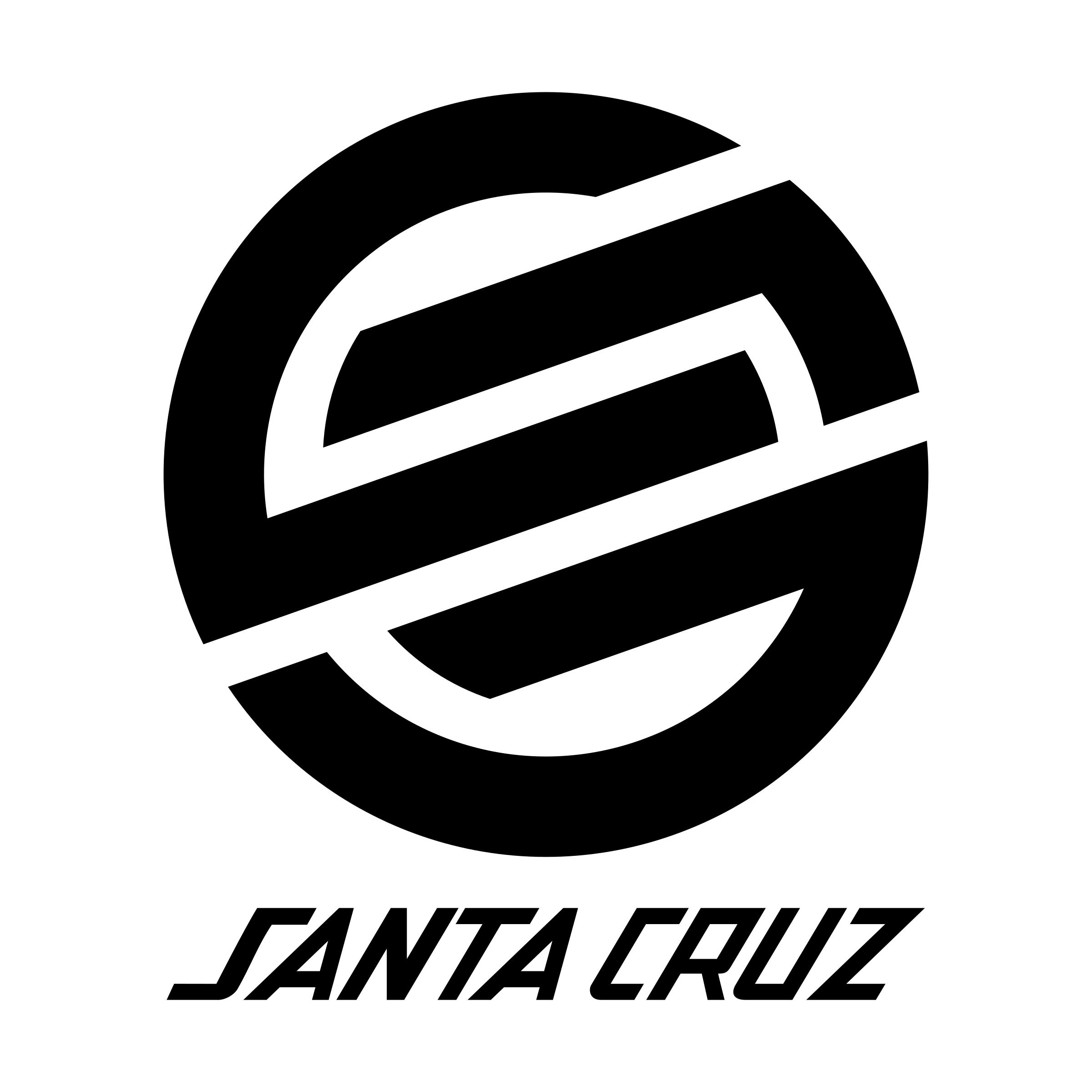 Black and White Santa Cruz Logo - Santa Cruz Logo PNG Transparent & SVG Vector - Freebie Supply