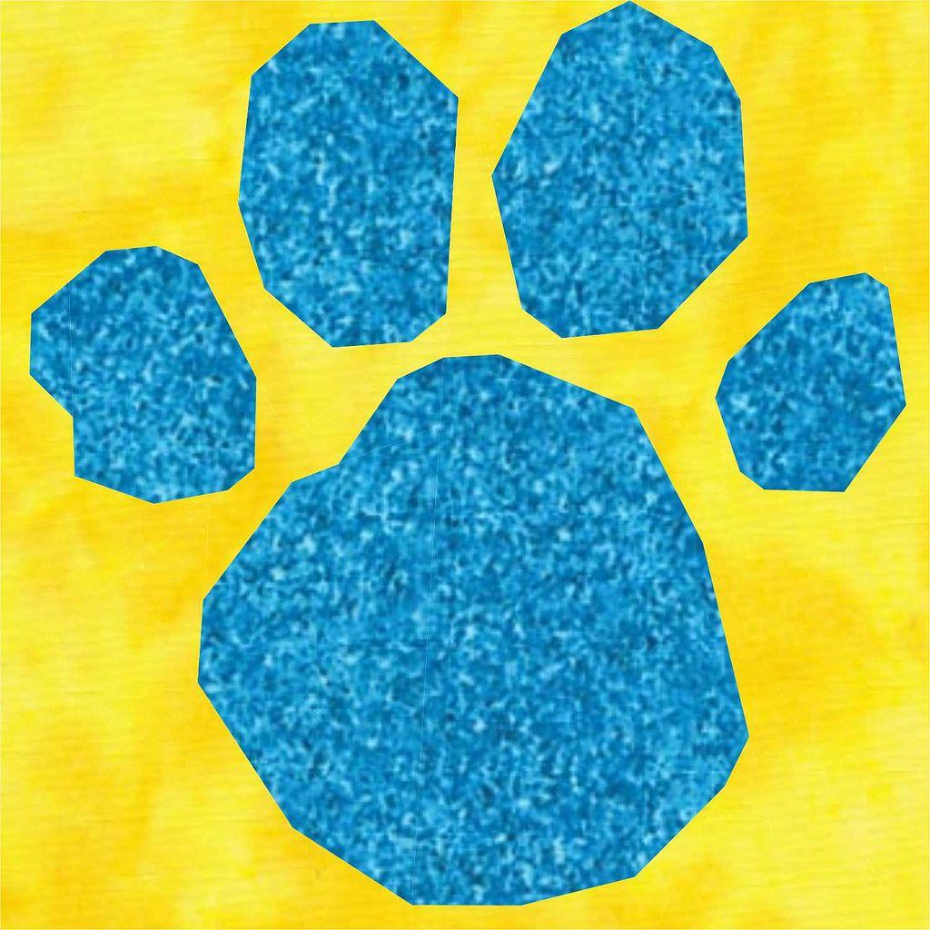 Blue Clue Print Paw Logo - Blue's Clues Paw Print. deasigned by Jennifer Ofenstein for
