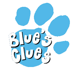 Blue Clue Print Paw Logo - Blue's Clues. Real Time Fandub