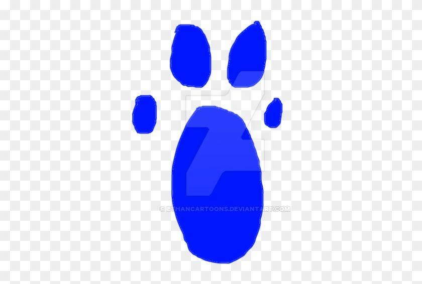 Blue Clue Print Paw Logo - Blue's Paw Print By Ethancartoons - Blues Clues Paw Print - Free ...