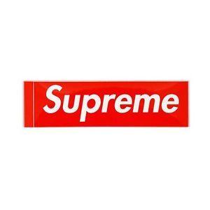 Red Box with White Logo - NEW Supreme Red Box Logo White Classic 100% Authentic PCL CDG Viny ...
