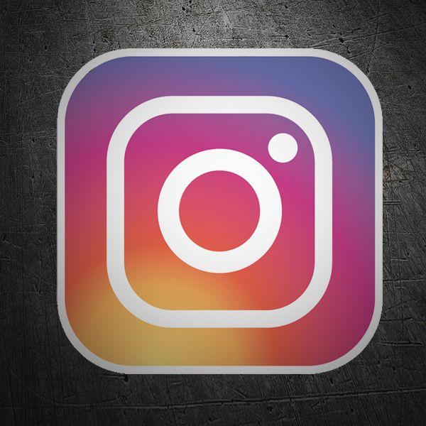 Instagram Car Logo - Sticker Logo Instagram | MuralDecal.com