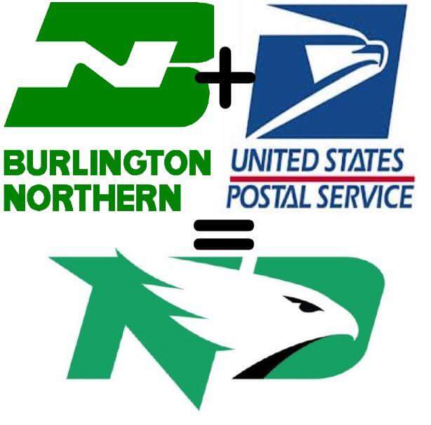 Postal Service Logo - University of North Dakota “Fighting Hawks” logo goes postal ...