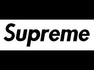 black and white supreme box logo