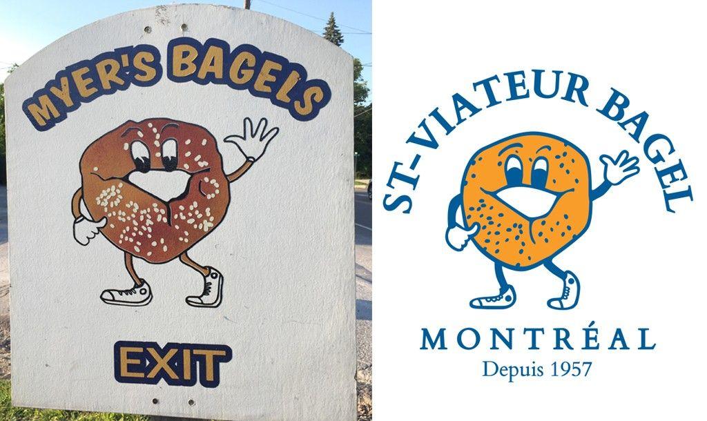 Bagel Logo - Schmeared? Myer's International Bagel Mascot Mystery Solved | Bite Club