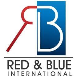 Red and Blue Services Logo - Red & Blue International Services State St