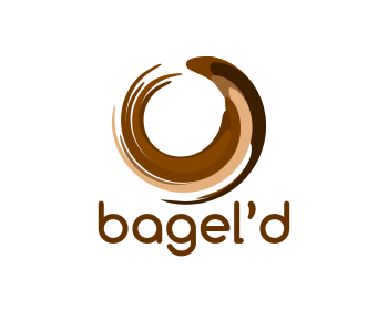 Bagel Logo - Logo design entry number 60 by masjacky | Bagel'd logo contest