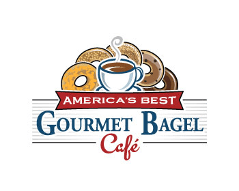 Bagel Logo - America's Best Gourmet Bagel Cafe logo design contest