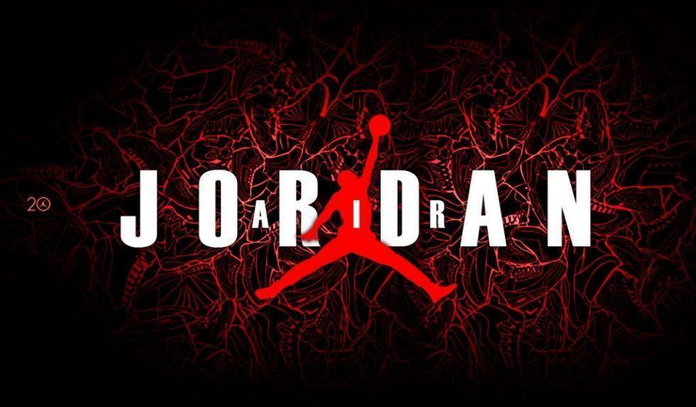 Red Jordan Logo - Air Jordan Logo Wallpaper