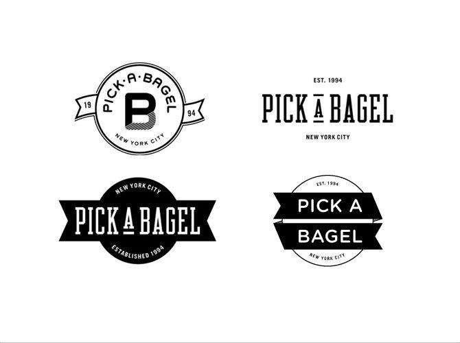 Bagel Logo - Pick A Bagel