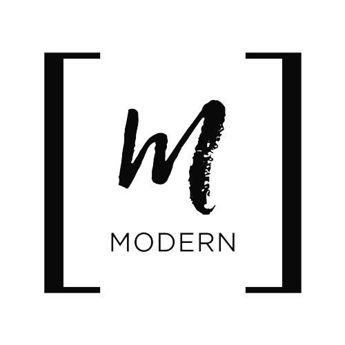 Black and White M Logo - Branding — M Modern Web Design