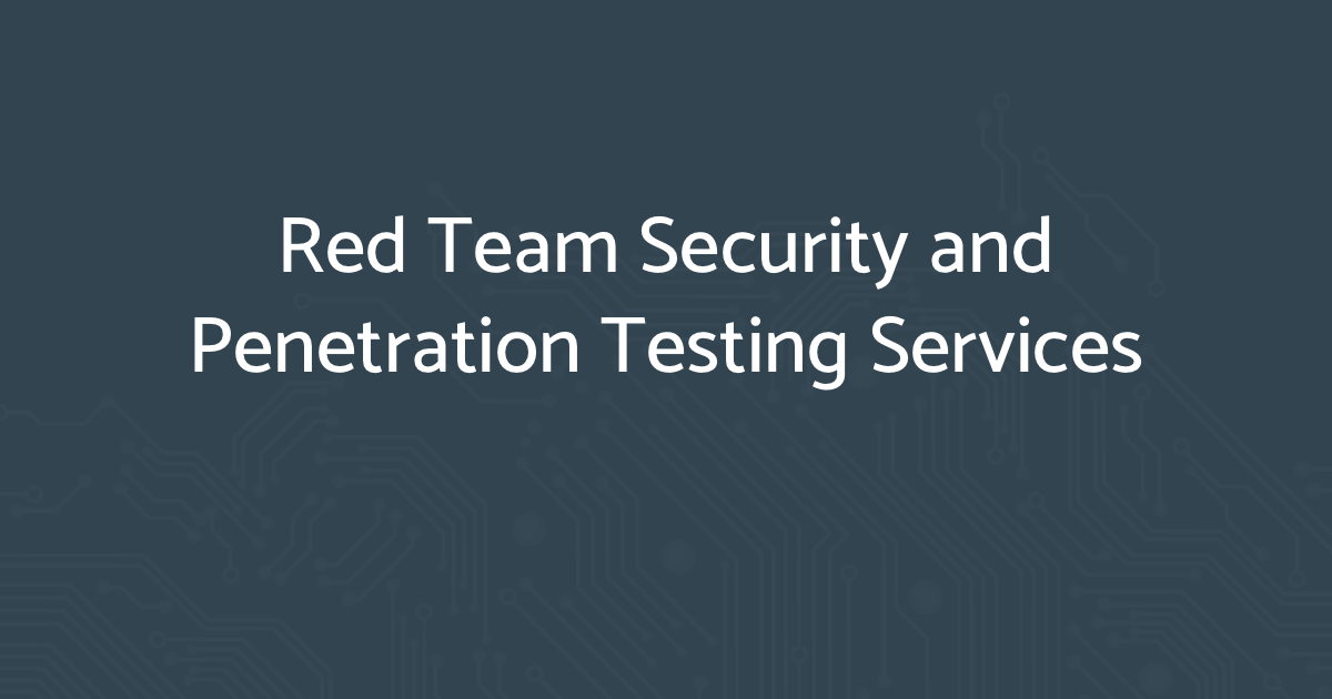 Red and Blue Services Logo - Red Team Security and Penetration Testing Services.co.uk